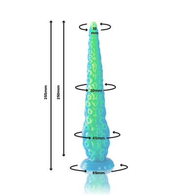 EPIC - SCYLLA FLUORESCENTE TENTCULO FINO DILDO TAMANHO PEQUENO - D-239483 - Dona Pimenta