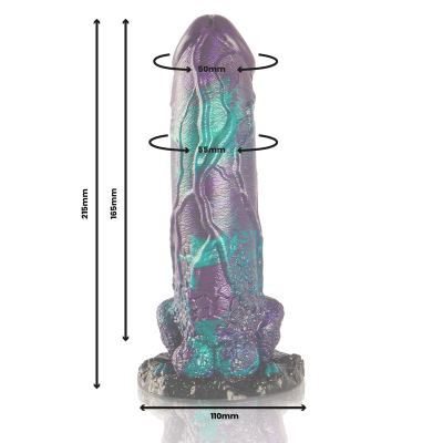 EPIC - DILDO BASILISCO DUPLO ESCAMOSO PRAZER TAMANHO GRANDE - D-239484 - Dona Pimenta