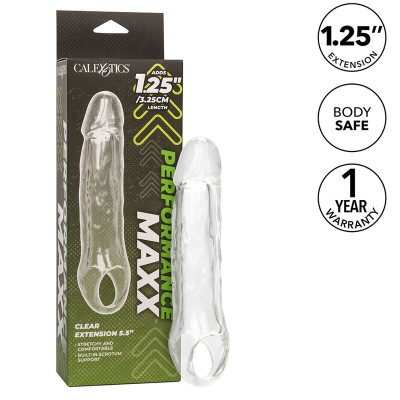 CALIFORNIA EXOTICS - PERFORMANCE MAXX CLEAR EXTENSION 5,5 TRANSPARENTE - D-239414 - Dona Pimenta