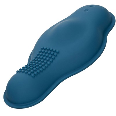 CALIFORNIA EXOTICS - RIDER MASSAGER DUPLO MOTOR CONTROLE REMOTO AZUL - D-239390 - Dona Pimenta