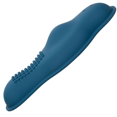 CALIFORNIA EXOTICS - RIDER MASSAGER DUPLO MOTOR CONTROLE REMOTO AZUL - D-239390 - Dona Pimenta