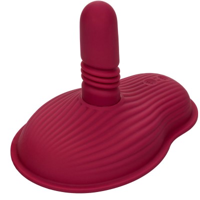 CALIFORNIA EXOTICS - RIDER MASSAGER DUPLO MOTOR CONTROLE REMOTO VERMELHO - D-239391 - Dona Pimenta