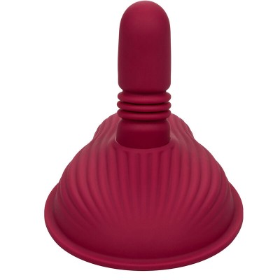 CALIFORNIA EXOTICS - RIDER MASSAGER DUPLO MOTOR CONTROLE REMOTO VERMELHO - D-239391 - Dona Pimenta