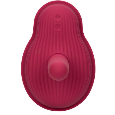 CALIFORNIA EXOTICS - RIDER MASSAGER DUPLO MOTOR CONTROLE REMOTO VERMELHO - D-239391 - Dona Pimenta