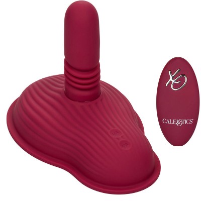 CALIFORNIA EXOTICS - RIDER MASSAGER DUPLO MOTOR CONTROLE REMOTO VERMELHO - D-239391 - Dona Pimenta