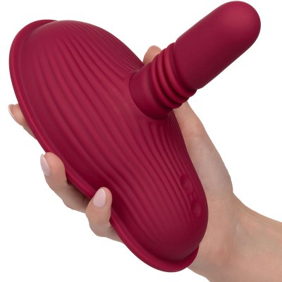 CALIFORNIA EXOTICS - RIDER MASSAGER DUPLO MOTOR CONTROLE REMOTO VERMELHO - D-239391 - Dona Pimenta