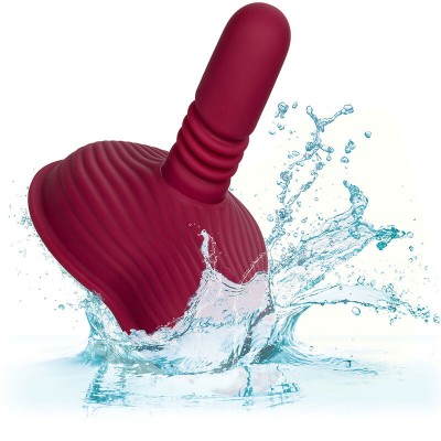 CALIFORNIA EXOTICS - RIDER MASSAGER DUPLO MOTOR CONTROLE REMOTO VERMELHO - D-239391 - Dona Pimenta