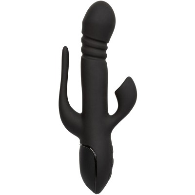 CALIFORNIA EXOTICS - VIBRADOR TRIPLO EUPHORIA PRETO - D-239394 - Dona Pimenta