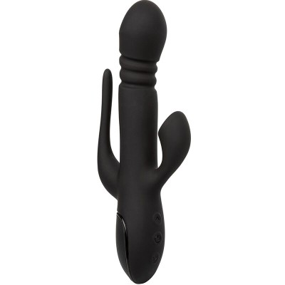 CALIFORNIA EXOTICS - VIBRADOR TRIPLO EUPHORIA PRETO - D-239394 - Dona Pimenta