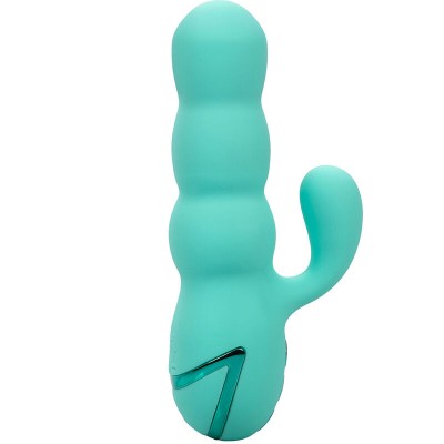 CALIFORNIA EXOTICS - VIBRADOR DEL MAR DIVA RABBIR AQUA GREEN POR CALIFORNIA DREAMING - D-239402 - Dona Pimenta