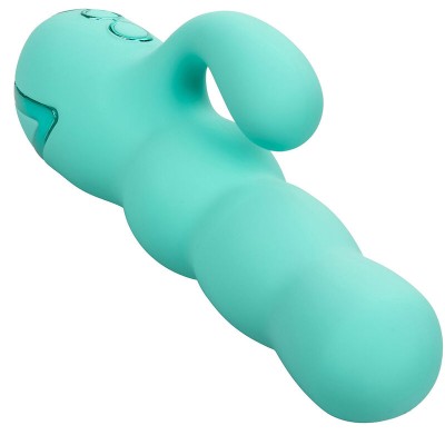 CALIFORNIA EXOTICS - VIBRADOR DEL MAR DIVA RABBIR AQUA GREEN POR CALIFORNIA DREAMING - D-239402 - Dona Pimenta