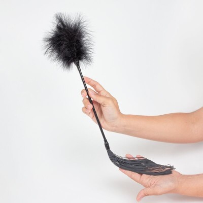 SECRET PLAY - DUSTER + CHICOTE PRETO - D-239385 - Dona Pimenta