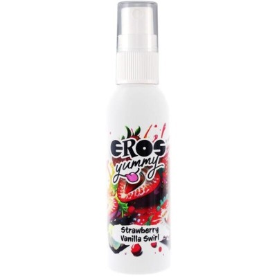 EROS - YUMMY SPRAY CORPORAL STRAWBERRY VAINILLA SWIRL 50 ML - D-238791 - Dona Pimenta