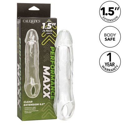 CALIFORNIA EXOTICS - PERFORMANCE MAXX CLEAR EXTENSION 6,5 TRANSPARENTE - D-239415 - Dona Pimenta