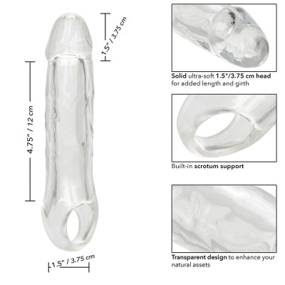 CALIFORNIA EXOTICS - PERFORMANCE MAXX CLEAR EXTENSION 6,5 TRANSPARENTE - D-239415 - Dona Pimenta