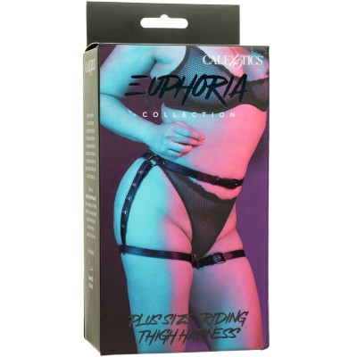 CALIFORNIA EXOTICS - EUPHORIA ARNÊS DE COXA PLUS SIZE - D-239251 - Dona Pimenta