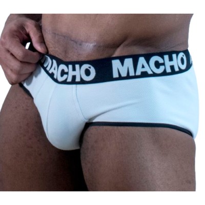 MACHO - MS30BL SLIP BRANCO S - D-239417 - Dona Pimenta