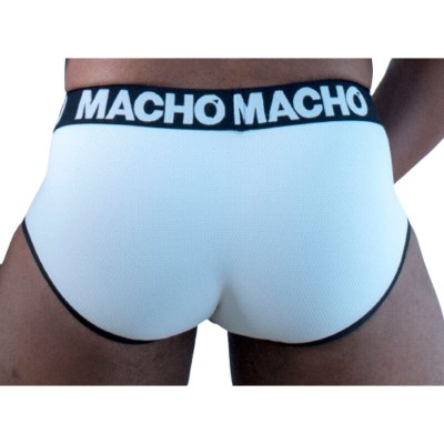 MACHO - MS30BL SLIP BRANCO S - D-239417 - Dona Pimenta