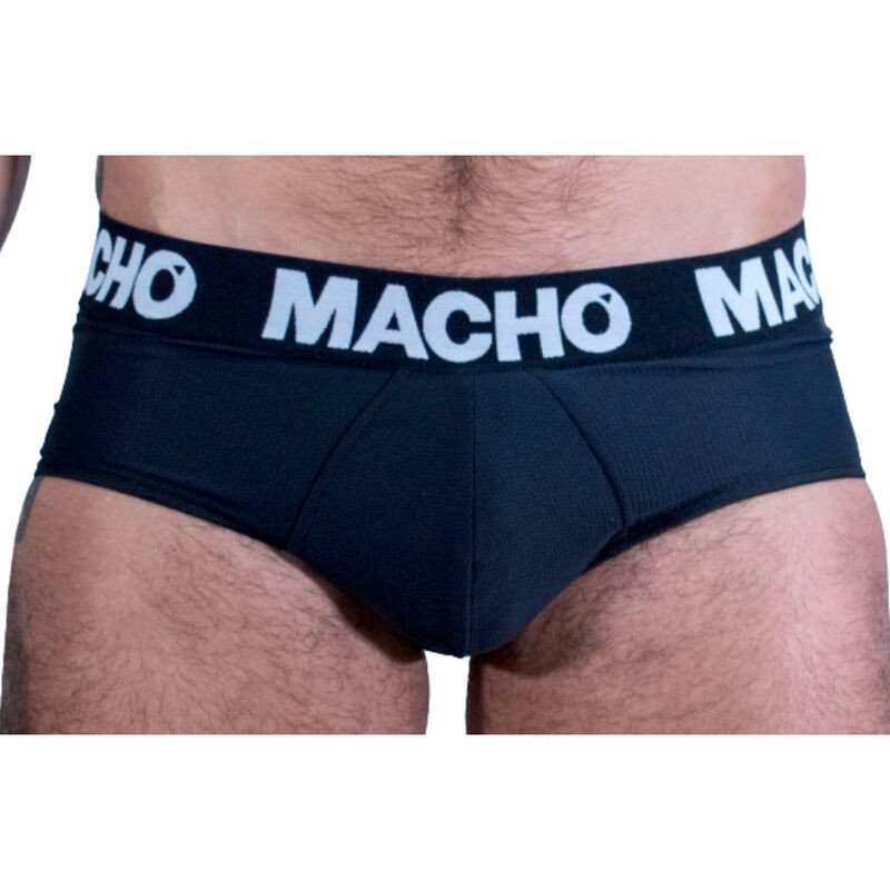 MACHO - MS30NG SLIP PRETO S - D-239421 - Dona Pimenta