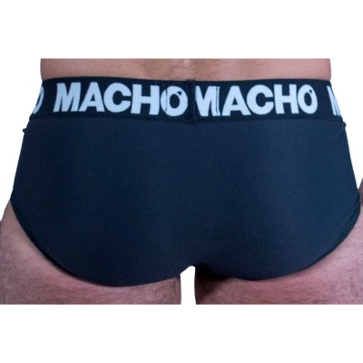 MACHO - MS30NG SLIP PRETO S - D-239421 - Dona Pimenta