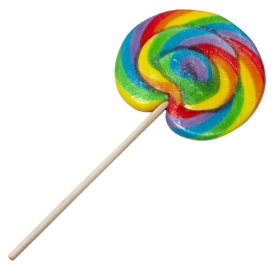 PRIDE - BIG ROUND LOLLIPOP WITH THE LGTB FLAG /en/pt/en/fr/it/ - D-235576 - Dona Pimenta