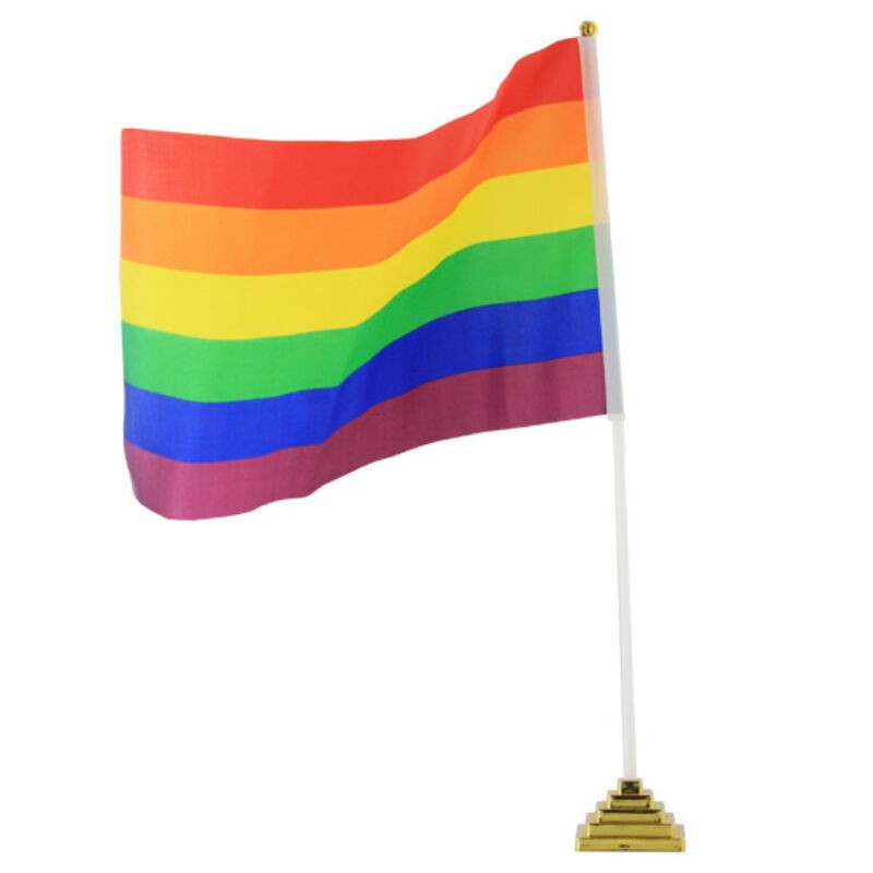 PRIDE - BANDERIN DE SOBREMESA PEQUEÑO LGBT - D-231745 - Dona Pimenta