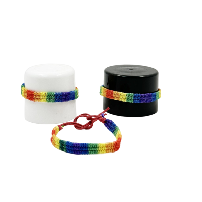 PRIDE - LGTB FLAG THREAD BRACELET - D-231756 - Dona Pimenta