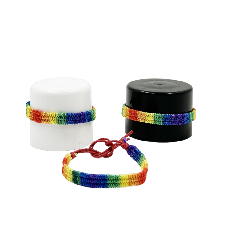 PRIDE - LGTB FLAG THREAD BRACELET - D-231756 - Dona Pimenta