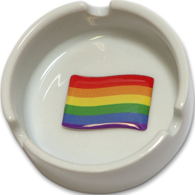 PRIDE - ROUND LGBT FLAG CANDLESTICK 8 mm - D-235548 - Dona Pimenta