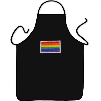 ORGULHO - CHEF BOM AVENTAL COM A BANDEIRA LGBT - D-235557 - Dona Pimenta