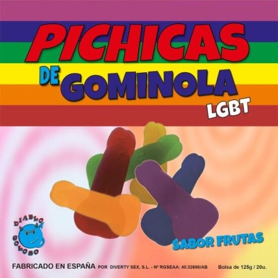 PRIDE - GUMMY PENIS FRUITS LGBT - D-231705 - Dona Pimenta