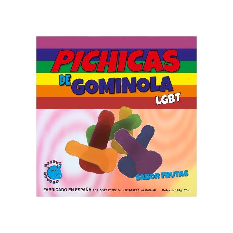 PRIDE - GUMMY PENIS FRUITS LGBT - D-231705 - Dona Pimenta