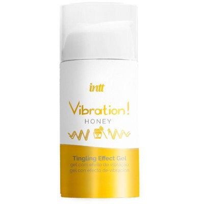 INTT - PODEROSO ESTIMULANTE ÍNTIMO MEL LÍQUIDO GEL VIBRADOR 15 ML - D-239730 - Dona Pimenta