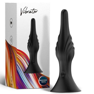 ARMONY - VIBRADOR E PLUG ANAL CONTROLE REMOTO PRETO - D-238044 - Dona Pimenta