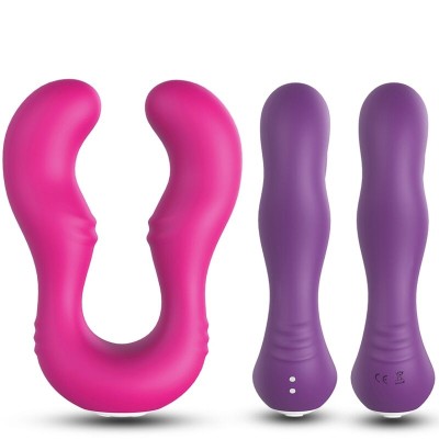 ARMONY - VIBRADOR SERAPH DUPLO CONTROLE REMOTO FÚCSIA - D-237909 - Dona Pimenta