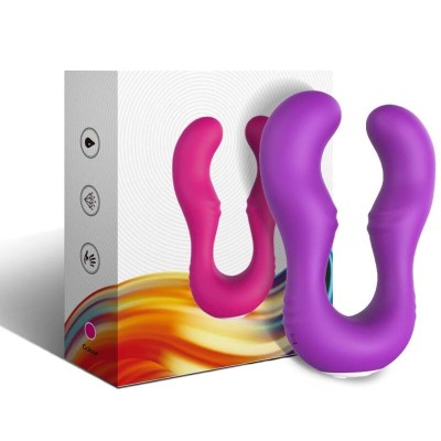 ARMONY - VIBRADOR SERAPH DUPLO CONTROLE REMOTO ROXO - D-237910 - Dona Pimenta