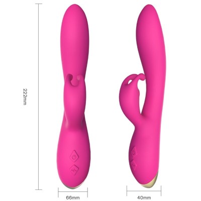 ARMONY - BONNIE VIBRADOR COELHO FÚCSIA - D-237903 - Dona Pimenta