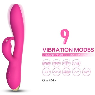 ARMONY - BONNIE VIBRADOR COELHO FÚCSIA - D-237903 - Dona Pimenta