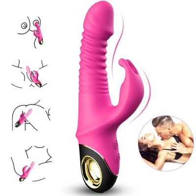 ARMONY - ZING DILDO VIBRADOR COELHO FÚCSIA - D-237915 - Dona Pimenta