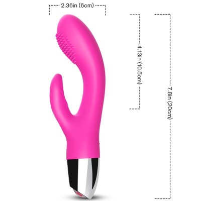 ARMONY - VIBRADOR COELHO FÚCSIA - D-237923 - Dona Pimenta