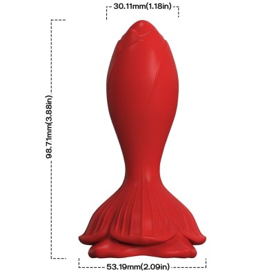 ARMONY - VIBRADOR ROSA E PLUG ANAL PEQUENO CONTROLE REMOTO VERMELHO - D-238052 - Dona Pimenta