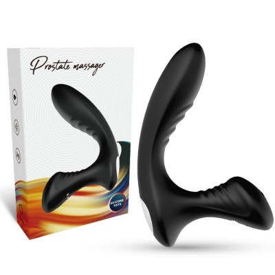 ARMONY - STORM VIBRADOR ANAL PRÓSTATA E PLUG CONTROLE REMOTO PRETO - D-238041 - Dona Pimenta