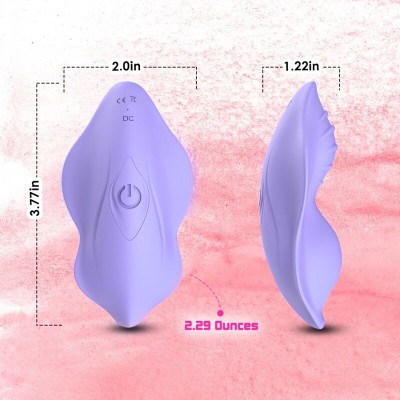 ARMONY - WHISPER WEARABLE CALÇAS VIBRADOR DE CONTROLE REMOTO ROXO - D-237995 - Dona Pimenta