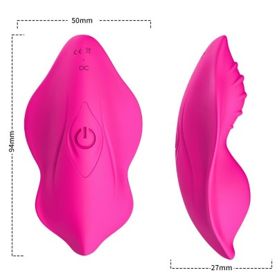 ARMONY - WHISPER WEARABLE CALÇAS VIBRADOR DE CONTROLE REMOTO FÚCSIA - D-237996 - Dona Pimenta