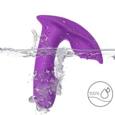 ARMONY - VIBRADOR DE APITO CONTROLE REMOTO INTRODUZÍVEL ROXO - D-237998 - Dona Pimenta