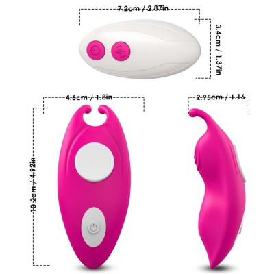 ARMONY - MEL BEE WEARABLE CALÇAS VIBRADOR G-SPOT CONTROLE REMOTO FÚCSIA - D-237999 - Dona Pimenta