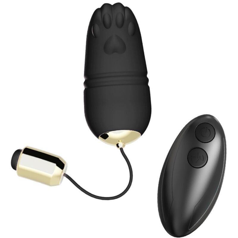 ARMONY - KITTY EGG VIBRADOR G-SPOT CONTROLE REMOTO PRETO - D-238056 - Dona Pimenta