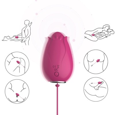 ARMONY - VIBRADOR DE OVO MANDALA G-SPOT CONTROLE REMOTO FÚCSIA - D-238057 - Dona Pimenta