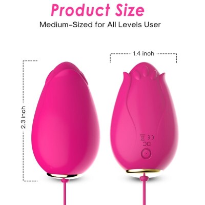 ARMONY - VIBRADOR DE OVO MANDALA G-SPOT CONTROLE REMOTO FÚCSIA - D-238057 - Dona Pimenta