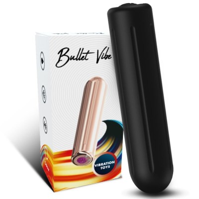 ARMONY - BALA VIBRADOR WARHEAD PRETO 2 CM x 8.8 CM - D-238063 - Dona Pimenta